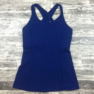 ❤️SOLD❤️Lululemon Enhearten Workout Tank Hero Blue